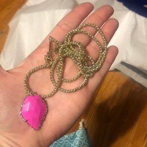 Magenta necklace